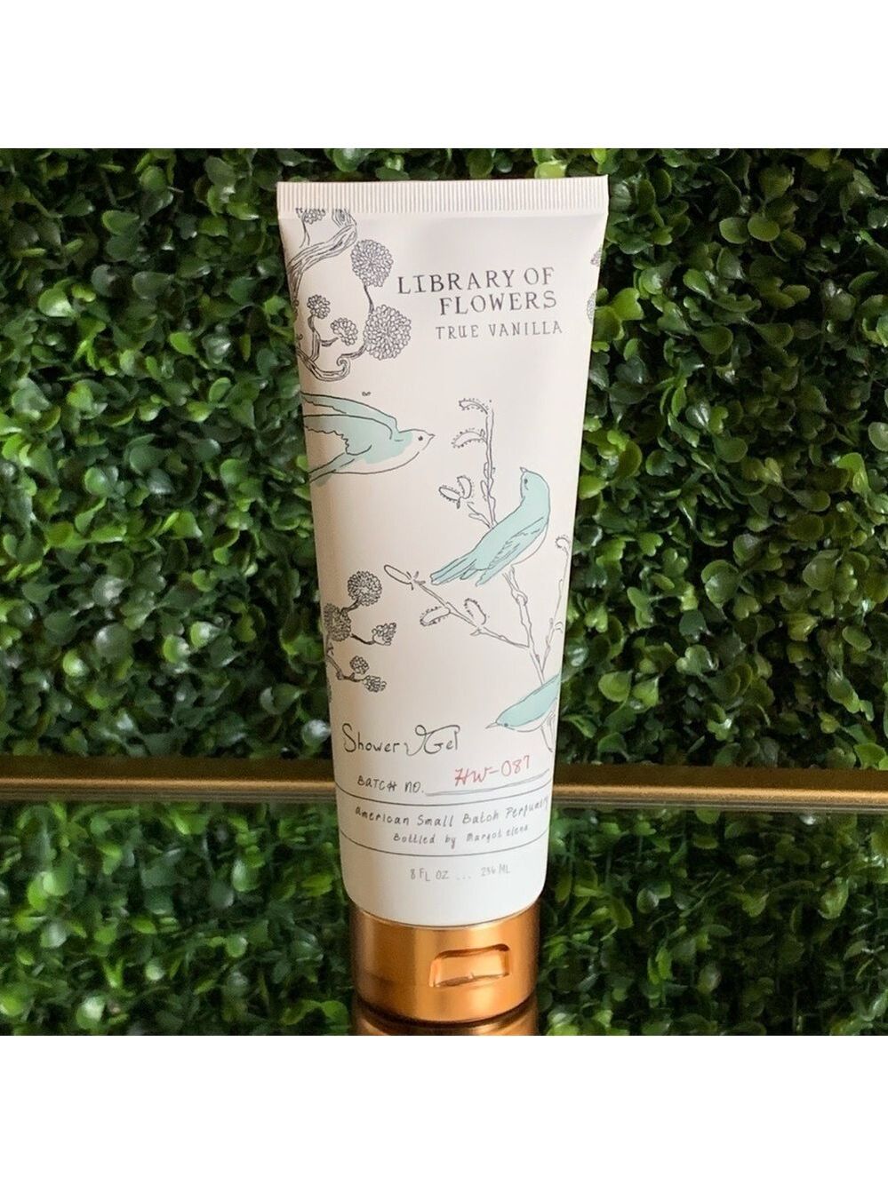 Library of Flowers TRUE VANILLA Shower Gel | NEW | 8 oz | Margot Elena Body Wash